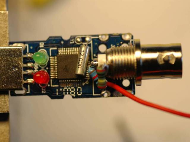 Einbau der Spannungsteilers